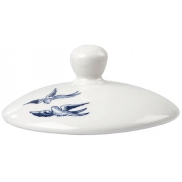 Lid For Sandringham Blue 9cm (3.5") Open Sugar Bowl Vintage Print (Box Of 4)