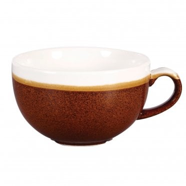 Monochrome Cappuccino Cup Cinnamon Brown 22.7cl 8oz (Box Of 12)