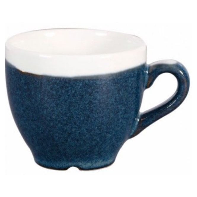 Churchill China Monochrome Espresso Cup Sapphire Blue 10cl 3.5oz (Box Of 12)