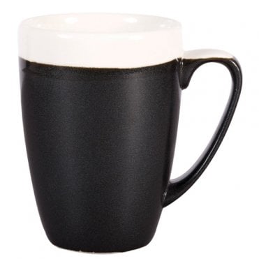 Monochrome Mug Onyx Black 34cl 12oz (Box Of 12)