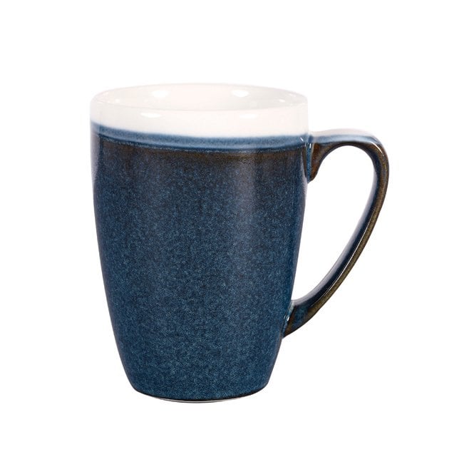 Churchill China Monochrome Mug Sapphire Blue 34cl 12oz (Box Of 12)