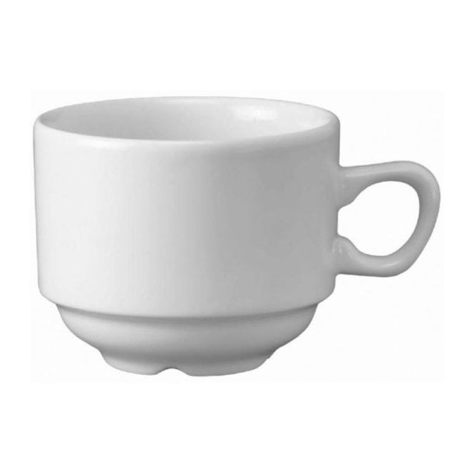 Churchill China Nova Tea Cup 200ml / 7oz White Churchill (Box Of 12)