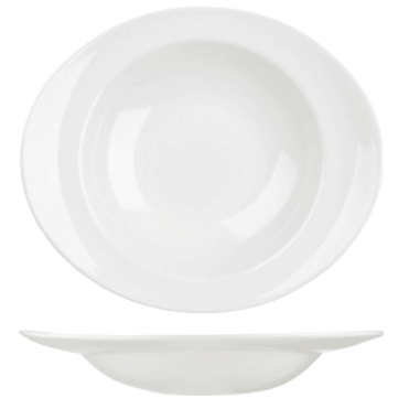 Orbit 31x26.5cm/12x10.5" (21oz) Oval Pasta Plate (Box Of 12)