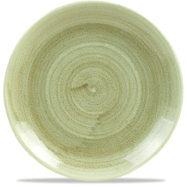 Patina Coupe Plate 16.5cm (6.5") Burnished Green (Box Of 12)