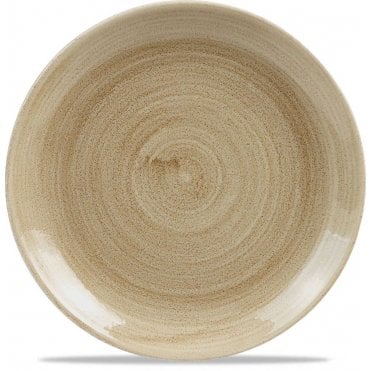 Patina Coupe Plate 21.7cm (8.5") Antique Taupe (Box Of 12)