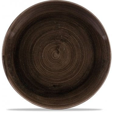 Patina Coupe Plate 26cm (10.25") Iron Black (Box Of 12)