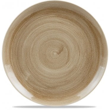 Patina Coupe Plate 28.8cm (11.25") Antique Taupe (Box Of 12)