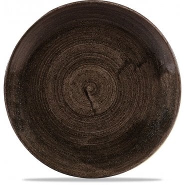 Patina Coupe Plate 28.8cm (11.25") Iron Black (Box Of 12)