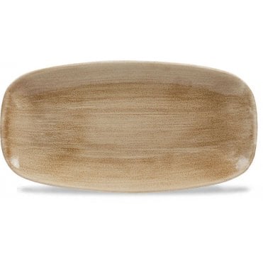 Patina Oblong Plate 29.5 X 15cm Antique Taupe (Box Of 12)