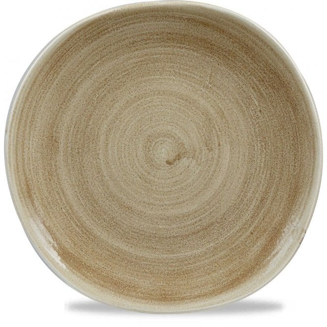 Churchill China Patina Organic Round Plate - 26.4cm (10.25') Antique Taupe (Box Of 12)