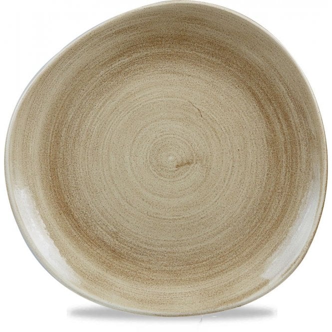 Churchill China Patina Organic Round Plate 28.6cm (11.25') Antique Taupe (Box Of 12)