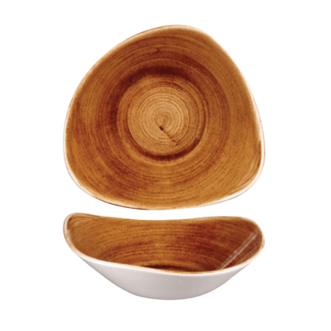 Churchill China Patina Triangle Bowl 23.5cm (9.25