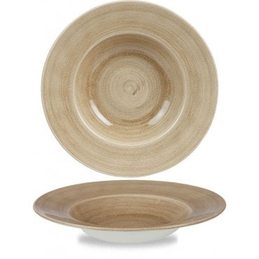 Patina Wide Rim Bowl 11" (28cm) / 16.5oz Antique Taupe (Box Of 12)