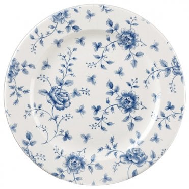 Prague Rose Chintz 30.5cm (12") Plate Vintage Print (Box Of 6)