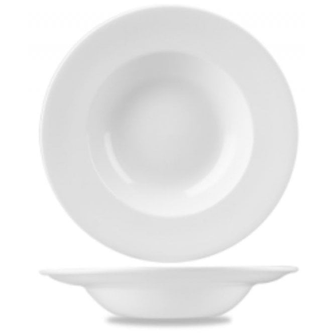 Churchill China Profile Wide Rim Bowl - 9.4
