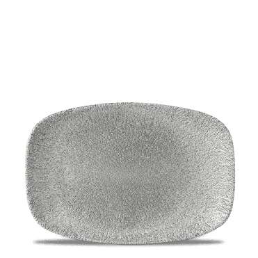 Raku Chef Oblong Plate No.6 - 23.7 X 15.7cm Jasper Grey (Box Of 12)