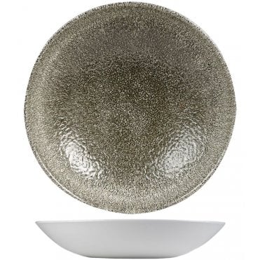 Raku Coupe Bowl 18.2cm (7.25") / 15oz Quartz Black (Box Of 12)