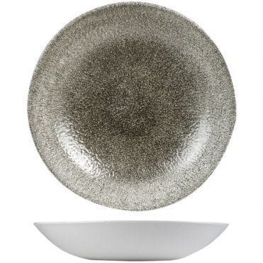 Raku Coupe Bowl 24.8cm (9.75") / 40oz Quartz Black (Box Of 12)