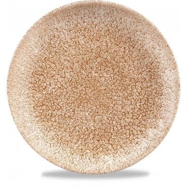Raku Coupe Plate 6.5" (16.5cm) Garnet Orange (Box Of 12)