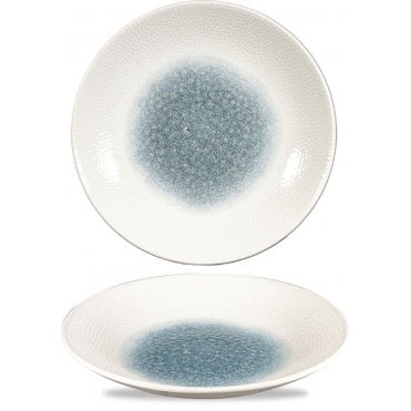 Raku Topaz Blue Isla Deep Coupe Plate 10 5/8" (Box Of 12)