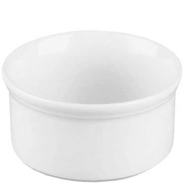 Ramekin 9x4.5cm/3.5x1.75" Whiteware (Box Of 24)