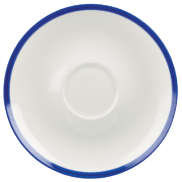 Retro Blue 16cm (6.25") Ultimo Saucer (Box Of 24)
