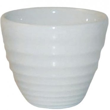 Ripple White Dip Pot 7cm/2.5" - 4oz/114ml (Box Of 12)