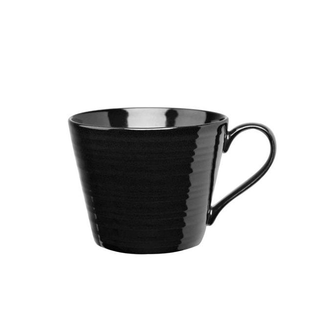Churchill China Rustics 12oz (35.5cl) Black Snug Mug (Box Of 6)