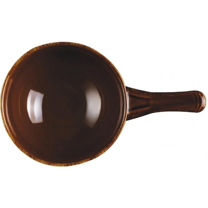 Churchill China Rustics Simmer Deep Skillet Pan - 24.5cm / 20oz Brown (Box Of 6)