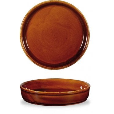 Rustics Simmer Mezze Dish - 17cm / 6.5" Brown (Box Of 6)