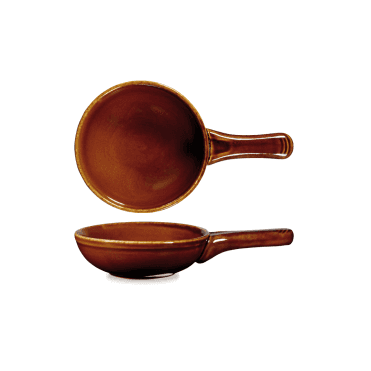 Rustics Simmer Small Skillet Pan - 24cm / 13oz Brown (Box Of 6)