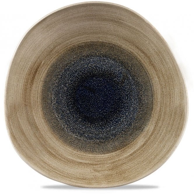 Churchill China Stonecast Aqueous Bayou Round Trace Plate 11 1/4