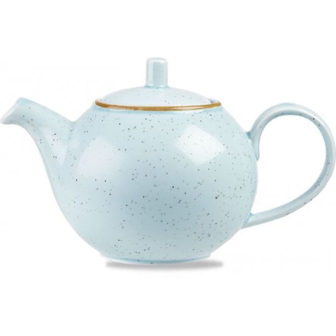 Churchill China Stonecast Beverage Pot 15oz (42.6cl) Duck Egg (Box Of 12)