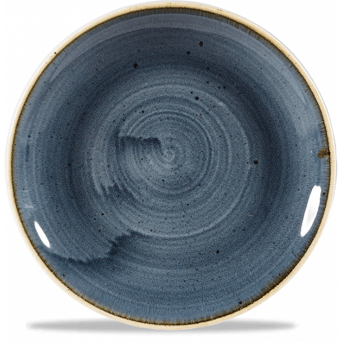 Churchill China Stonecast Blueberry Evolve Coupe Plate 22.02cm (Box Of 12)