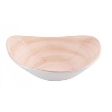 Stonecast Canvas Coral Triangle Bowl 23.5cm/9.25" (Box of 12)