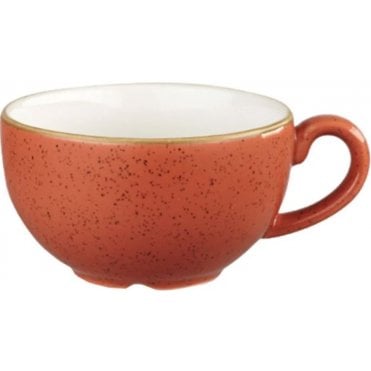 Stonecast Cappuccino Cup 12oz (34cl) Spiced Orange (Box Of 12)