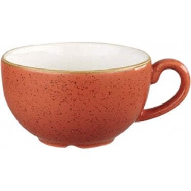 Stonecast Cappuccino Cup 8oz (22.7cl) Spiced Orange (Box Of 12)