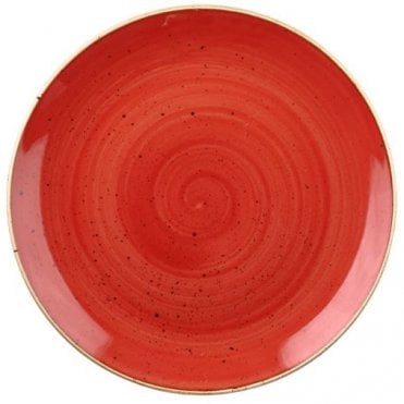 Stonecast Coupe Bowl 24.8cm (9.75") Red Berry (Box Of 12)