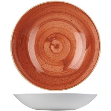 Stonecast Coupe Bowl 24.8cm (9.75") Spiced Orange (Box Of 12)