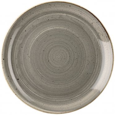 Stonecast Coupe Plate 16.5cm (6.5") Peppercorn (Box Of 12)
