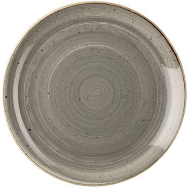 Stonecast Coupe Plate 21.7cm (8.5") Peppercorn (Box Of 12)
