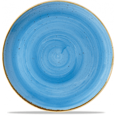 Stonecast Coupe Plate 26cm (10.25") Cornflower (Box Of 12)