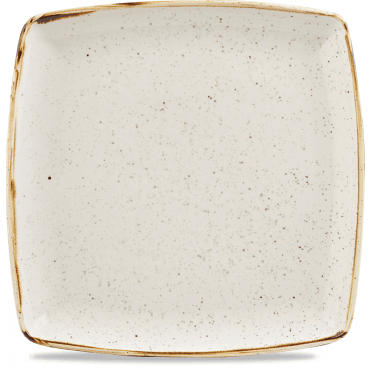 Stonecast Deep Square Plate 26.8cm (10.5") White (Box Of 12)