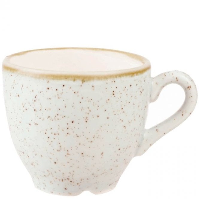 Churchill China Stonecast Espresso Cup 3.5oz (9cl) White (Box Of 12)