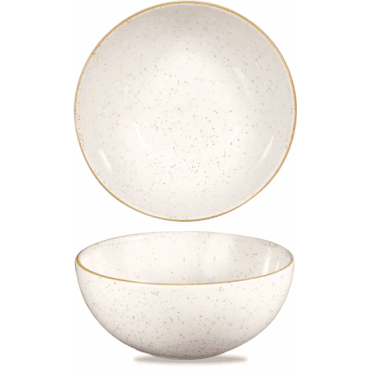 Stonecast Noodle Bowl 18.3cm (7.25") / 37.8oz Barley White (Box Of 6)