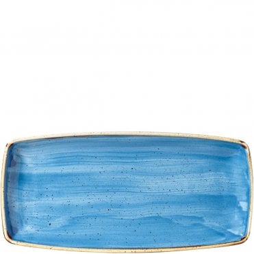 Stonecast Oblong Plate 29.5 X 15cm Cornflower (Box Of 12)