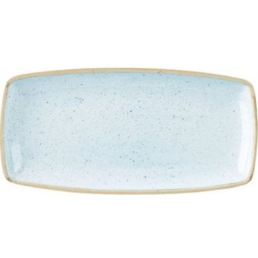 Stonecast Oblong Plate 29.5 X 15cm Duck Egg (Box Of 12)