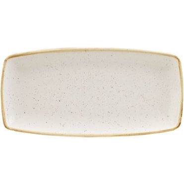 Stonecast Oblong Plate 29.5 X 15cm White (Box Of 12)