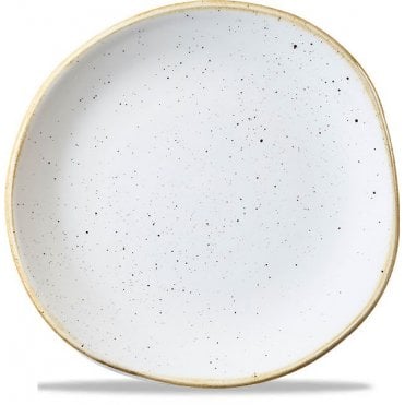 Stonecast Organic Round Plate Barley White- 18.6 Cm/ 7.25'' (Box Of 12)