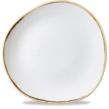 Stonecast Organic Round Plate Barley White- 28.6 Cm/ 11.25'' (Box Of 12)